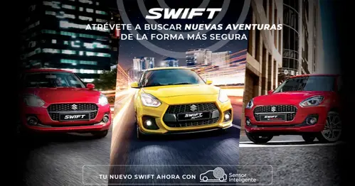 ¡AHORA TU NUEVO SWIFT CON SENSOR INTELIGENTE DE REGALO!